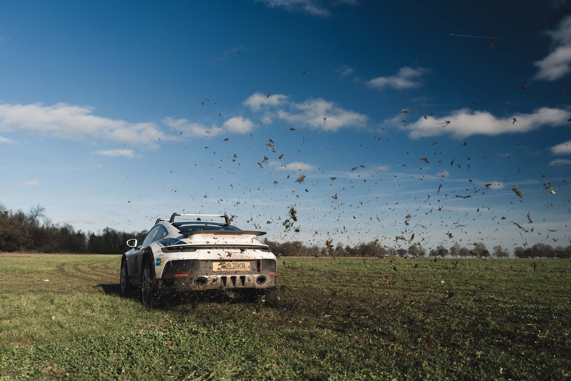 Muddy Rally Car